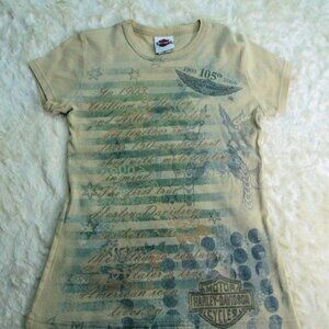 Harley Davidson 105 Year History Shirt Medium